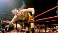The Whole F'N show, Rob Van Dam, clotheslines the American Bad Ass right out of the ring at Vengeance 2001.
